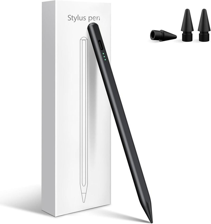 Aspaper Stylus Pen for iPad 2025-2018 with 13mins Fast Charge,Tilt Sensitive Palm Rejection Pencil for 11th A16,10th/9th/8th/7th/6th, Air 11/13 M2/M3,Pro 11/13 M4/M5,Pro 12.9“,Air 5/4/3,Mini 7/6/5 - Image 1